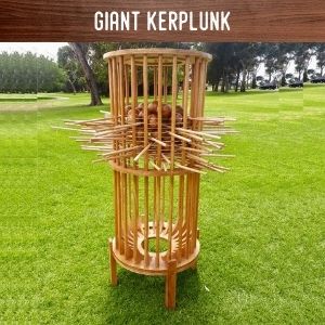 Giant Wooden Kerplunk hire