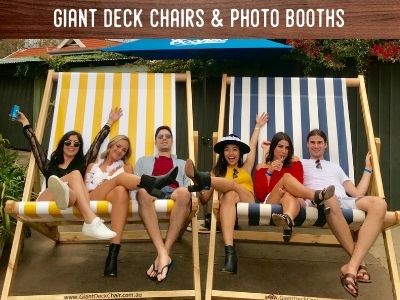 Giant Deck Chairs & Photobooths