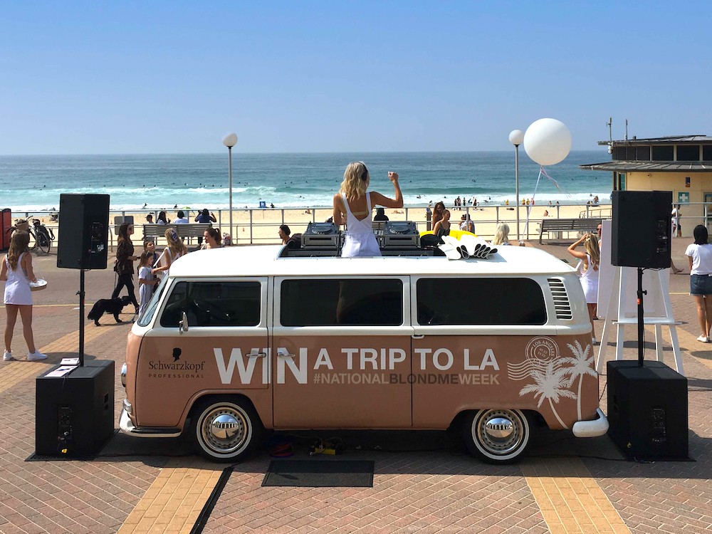 beach brand activation Ideas - Kombi & Co.